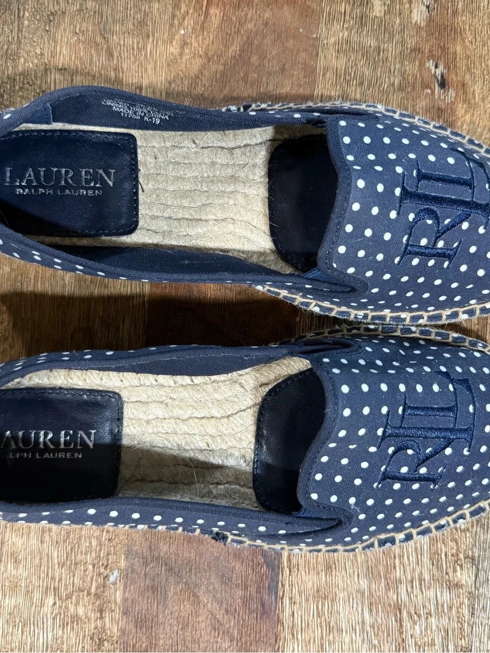 Lauren Ralph Lauren Women's Cameron Logo Slip-On Espadrille Flats